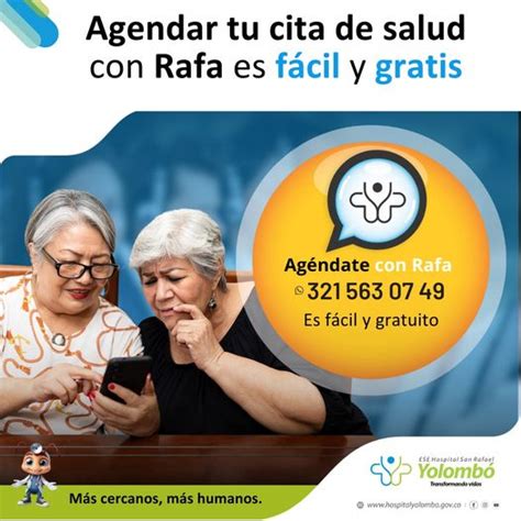 Agenda tu cita – Hospital San Rafael